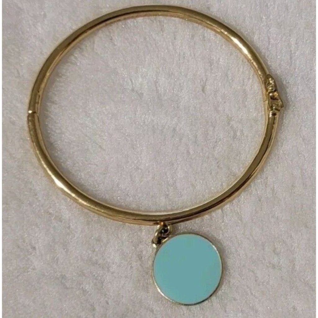 Kate Spade Bracelet Bangle Bridal Something Blue Charm Wedding Delicate 28$